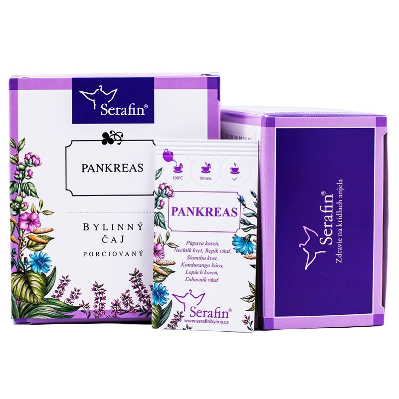 Pankreas - bylinný čaj porciovaný