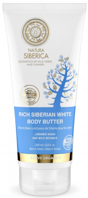 Natura Siberica - bohaté sibírske biele telové maslo proti celulitíde