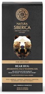 Natura Siberica - povzbudzujúci čistiaci pleťový gél objatie medveďa
