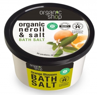 Organic Shop - Kvet pomarančovníka - Soľ do kúpeľa
