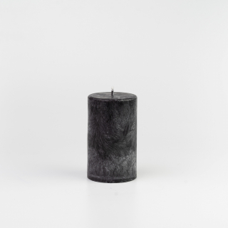 Energetická sviečka JASPIRE® čierna kryštalická / očistná / 70x110 mm